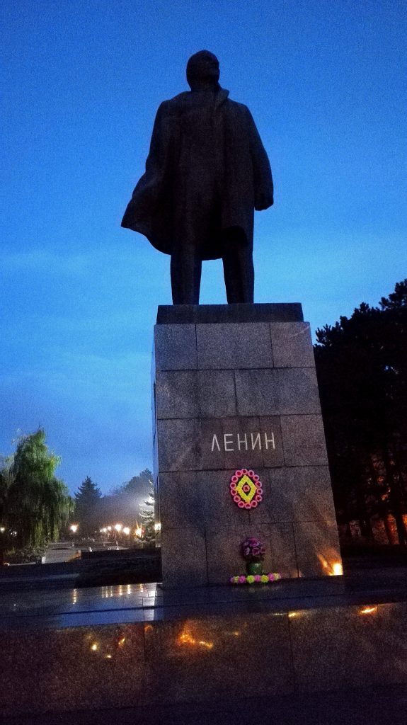 Die obligatorische Lenin-Statue in Pjatigorsk